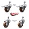 Service Caster 3.5 Inch High Temp Glass Filled Nylon 12mm Stem Caster Total Lock Brakes, 2PK SCC-TSTTL20S3514-GFNSHT-M1215-2-S-2 - alternate 1